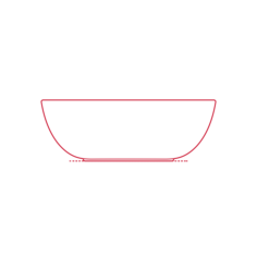 Objects Bowls Felt Fat Dessert Bowl Vinyl Svg File, Free Vectors File